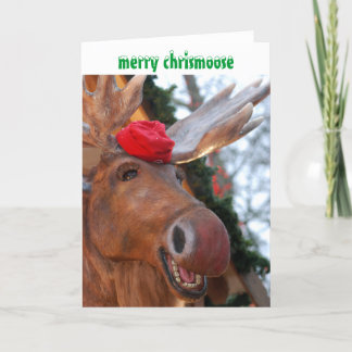 Joyeuse carte de Noël de Chrismoose