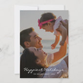 Joyeuse carte de Noël de famille (Devant)