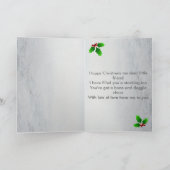 Joyeuse carte de Noël de Westie pour votre westie (Intérieur)