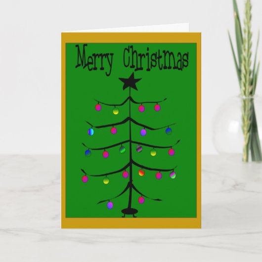 Joyeuse carte de Noël—Drôle/Moyenne (Devant)