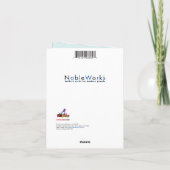 Joyeuse carte de Noël - Mangez, dormez et soyez jo (Dos)