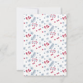 Joyeuse carte de Noël mignonne et confortable pers (Dos)