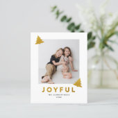 Joyeuse carte de Noël photo (Debout devant)