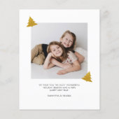 Joyeuse carte de Noël photo (Dos)