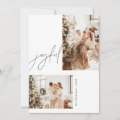 Joyeuse carte de Noël photo | Carte de vacances mo (Devant)