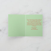 Joyeuse carte de Noël pour le patron (Intérieur)