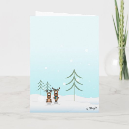 Joyeuse Carte De Noël Pour Vous Deux (Dos)