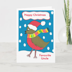 Joyeuse carte de Noël préférée de l'oncle