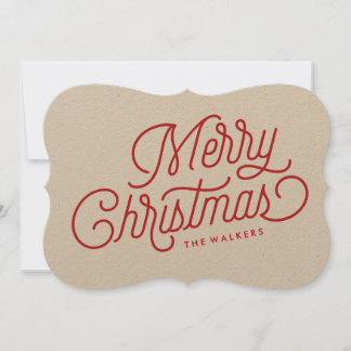 Joyeuse carte de Noël Script