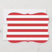 Joyeuse carte de Noël Script Holiday (Dos)