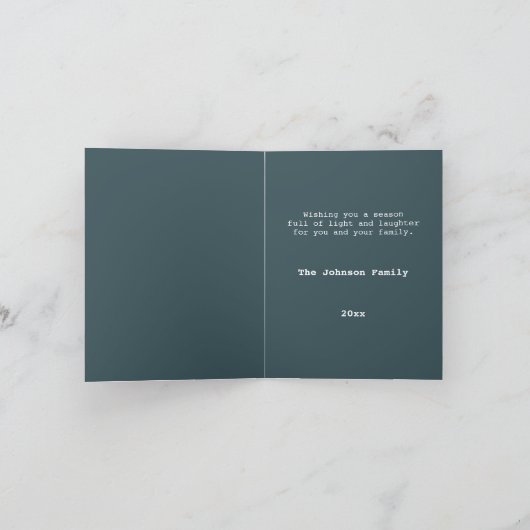 Joyeuse carte de note moderne du milieu du siècle  (Intérieur)