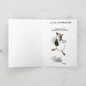 Joyeuse carte de poulet de printemps anniversaire! (Intérieur)