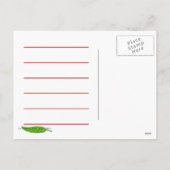 Joyeuse carte de recette de Noël (Dos)