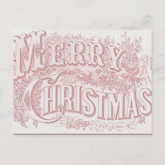 Joyeuse carte de recette de Noël (Devant)