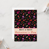 Joyeuse carte de Saint-Valentin (Devant/Arrière en situation)