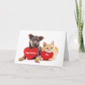 Joyeuse carte de Saint-Valentin pour chien (Dos)