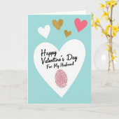 Joyeuse carte de Saint-Valentin pour mari (Fleur jaune)