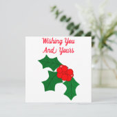 Joyeuse carte de saison de vacances (Debout devant)