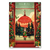 Joyeuse carte de table de Noël (Dos)