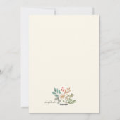 Joyeuse carte de vacances de la couronne photo (Dos)