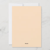 Joyeuse carte de vacances de Thanksgiving (Dos)