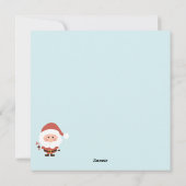 Joyeuse carte de vacances Slothmas (Dos)