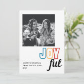 Joyeuse carte de vacances | vertical (Debout devant)