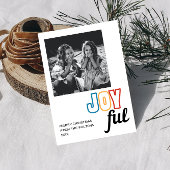 Joyeuse carte de vacances | vertical