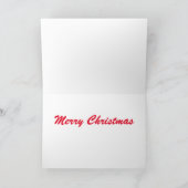 Joyeuse carte de voeux de Noël (Intérieur)
