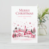 Joyeuse carte de voeux de Noël (Debout devant)