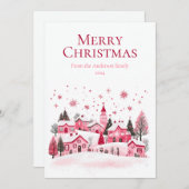 Joyeuse carte de voeux de Noël (Devant / Derrière)