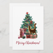 Joyeuse carte de voeux de Noël (Devant / Derrière)