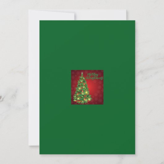 Joyeuse carte de voeux de Noël (Devant)