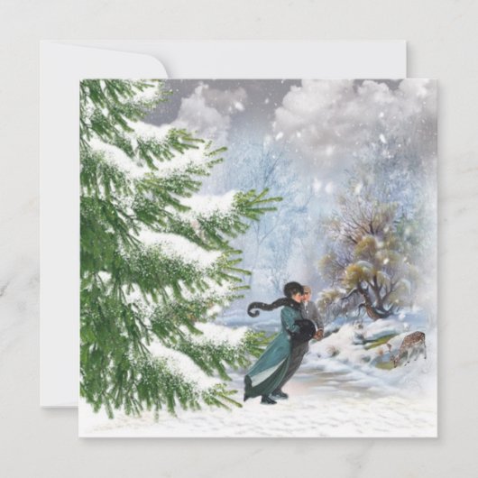 Joyeuse carte de voeux de Noël (Devant)