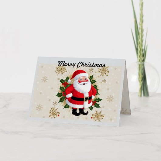 Joyeuse carte de voeux de Noël (Recto)