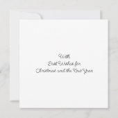 Joyeuse carte de voeux de Noël (Dos)