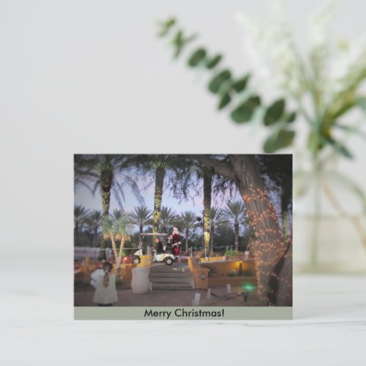 Joyeuse carte de voeux de Noël (Debout devant)