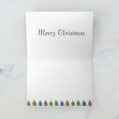 Joyeuse carte de voeux de Noël. (Intérieur)
