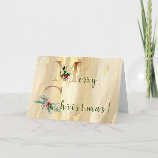 Joyeuse carte de voeux de Noël (Devant)