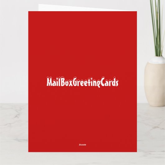 Joyeuse carte de voeux de Noël (Dos)