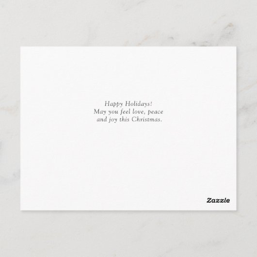 joyeuse carte de voeux de Noël moderne (Dos)