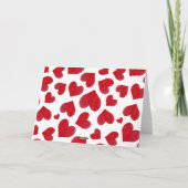 Joyeuse carte de vœux pliée de la Saint-Valentin (Dos)