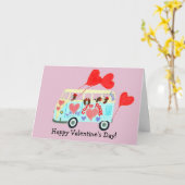 Joyeuse carte de vœux pliée pour chien pour la Sai (Fleur jaune)