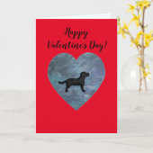 Joyeuse carte de vœux vierge de la Saint-Valentin (Fleur jaune)
