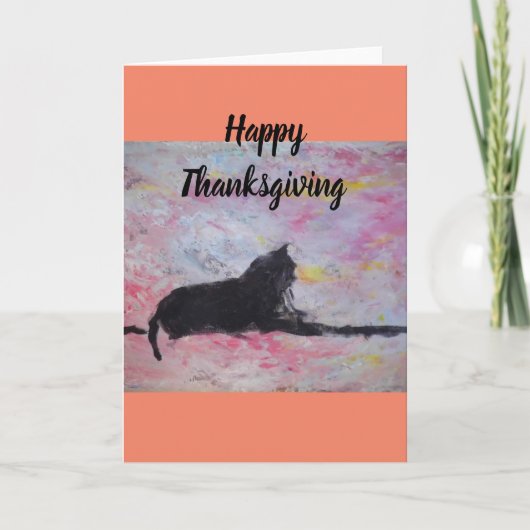 Joyeuse carte de vœux vierge de Thanksgiving (Devant)