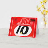 Joyeuse carte des adolescents d'anniversaire (Fleur jaune)