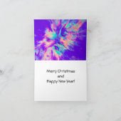 Joyeuse carte Fluorescent de Noël (Intérieur)