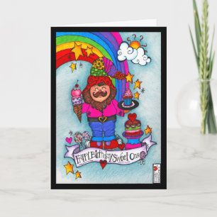 Joyeuse Carte Gnomie Sweet One Anniversaire