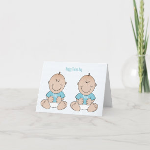 Joyeuse carte Jumeaux Jumeaux