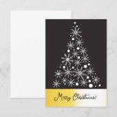 Joyeuse carte lux de Noël (Devant / Derrière)